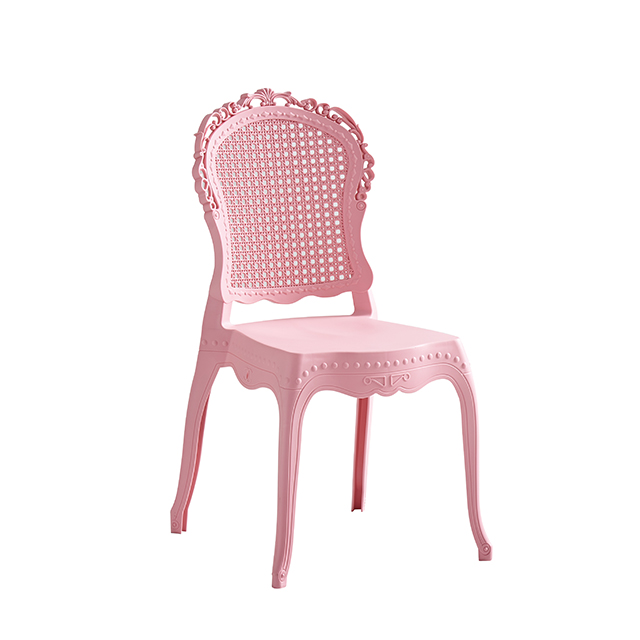 European Style Armless Monoblock Plastic Chair for Wedding Event