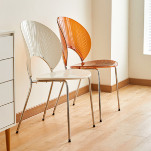 Dining Chair with Fan Back