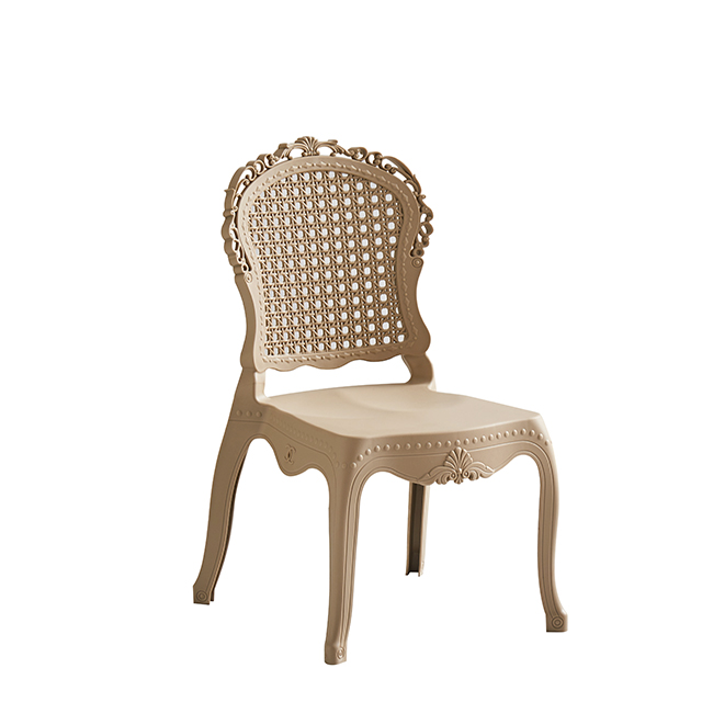 European Style Armless Monoblock Plastic Chair for Wedding Event