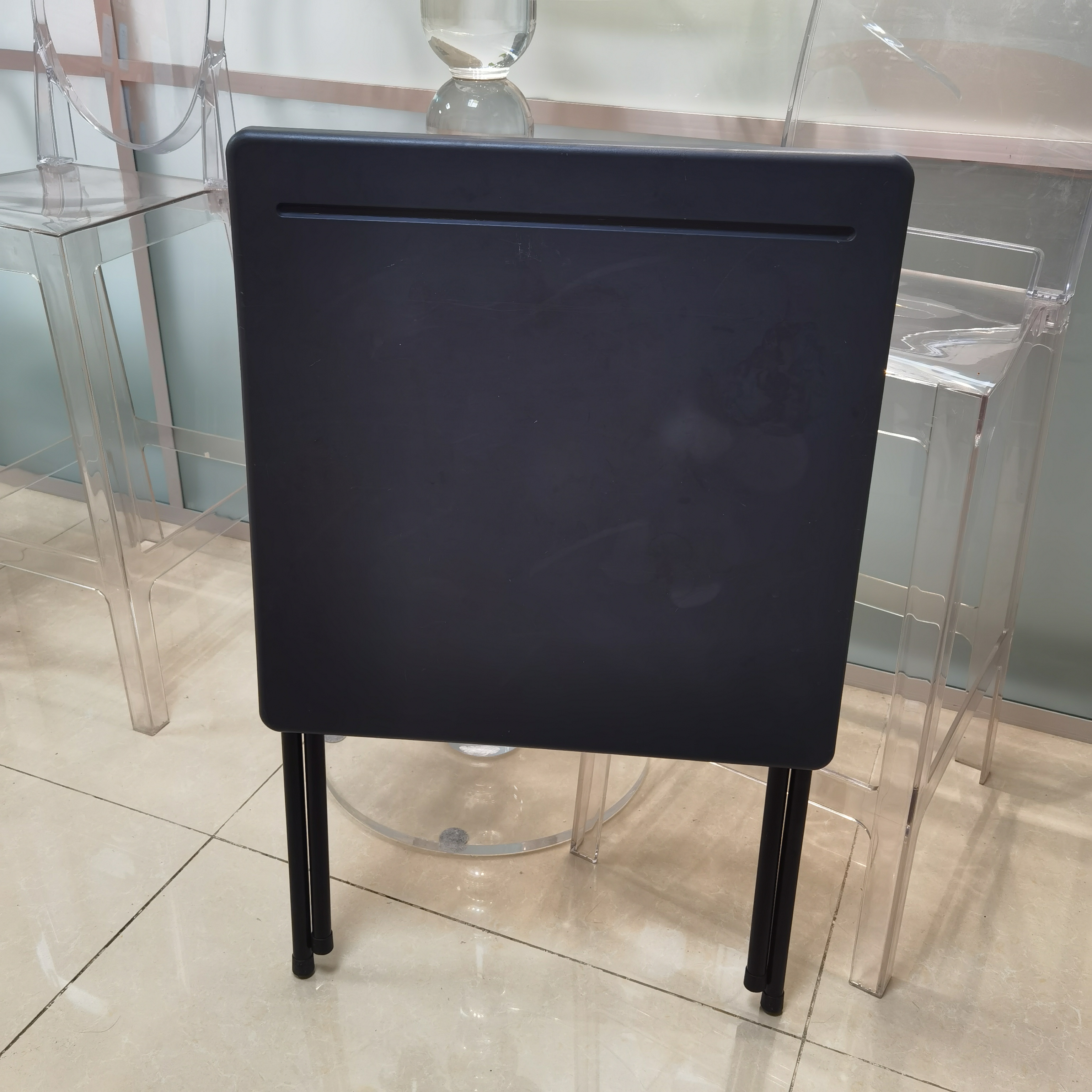 Plastic School Study Table Folding Exam Reading Desk 