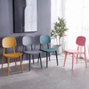 Customizable Modern Breathable Colorful Stackable Outdoor Plastic Dining Chair