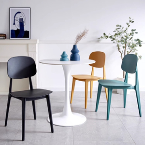 Stackable Thickened Plastic Commercial Dining Chair for Restaurant