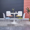 Modern Metal Frame Fabric Armless Stacking Office Chair 