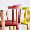 Windsor Stackable Plastic Negotiation Leisure Cowhorn Dining Chairs 