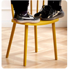 Windsor Stackable Plastic Negotiation Leisure Cowhorn Dining Chairs 