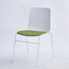 Modern Metal Frame Fabric Armless Stacking Office Chair 