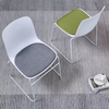 Modern Metal Frame Fabric Armless Stacking Office Chair 