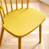 Windsor Stackable Plastic Negotiation Leisure Cowhorn Dining Chairs 
