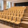 OK-2065 Stackable Plywood Conference Chair with Metal Frame