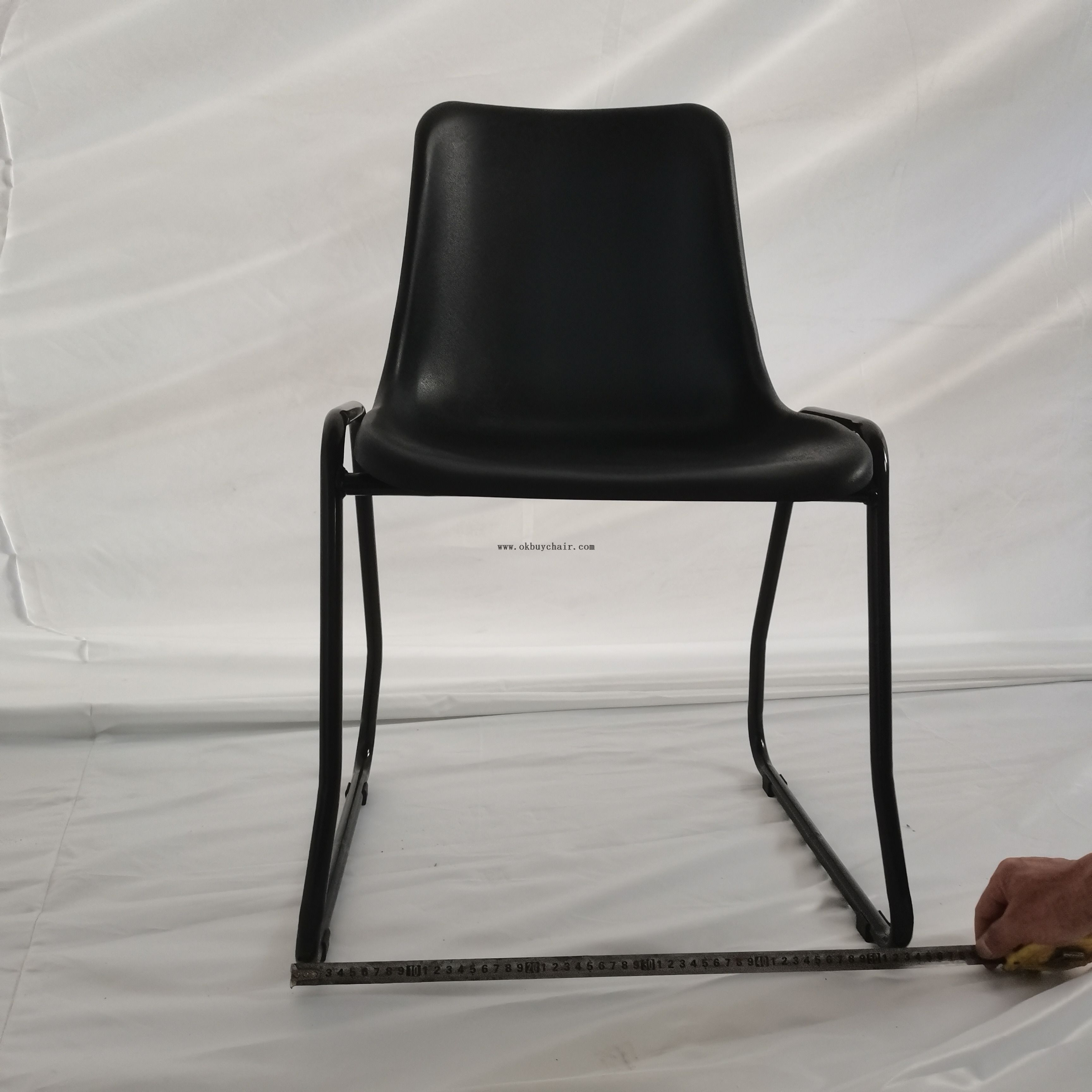 OK-505 black sled base chair