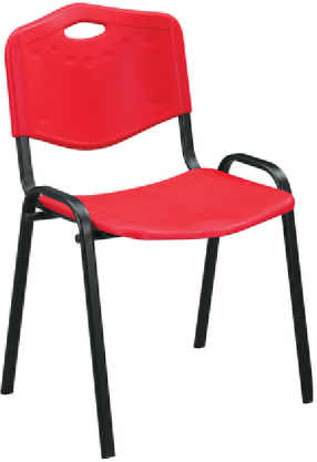 OK-508 Stackable PP School Chair with Rectangular Steel Frame