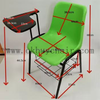 Modern Ergonomic School Chair with Writing Tablet and Storage Basket Metal Frame PP Plastic Student Classroom Lecture Training Chair