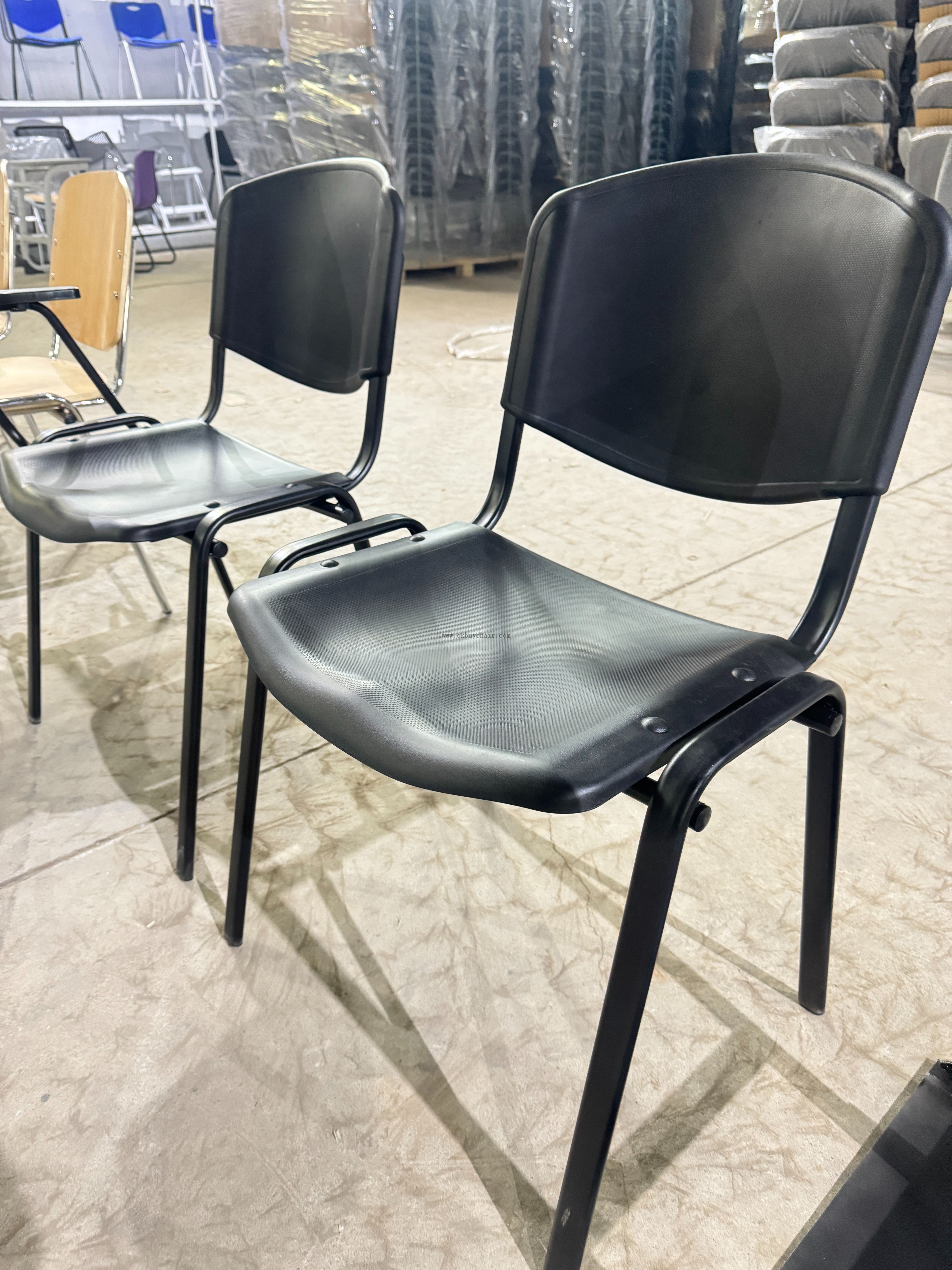 OK-510 Black Leg Plastic Conference Chair for Conference Halls