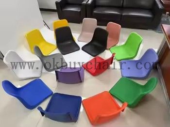 Colorful Commercial Seating Molded Plastic Chair Shell Seat for School, Training And Event Use