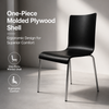 OK-2068 Plywood Classroom Training Chair with Chrome Steel Frame