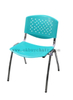 OK-509M Stackable PP Training Chair with Heart-Shaped Steel Frame