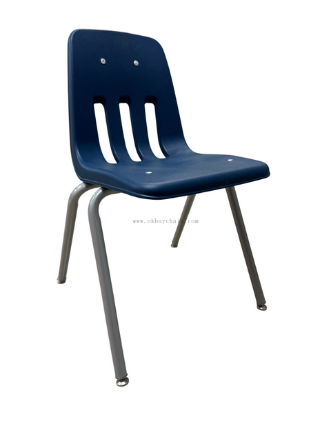 OK-519 Stackable School Student Plastic Chair with Steel Tube Legs Classroom Educational Furniture Chair