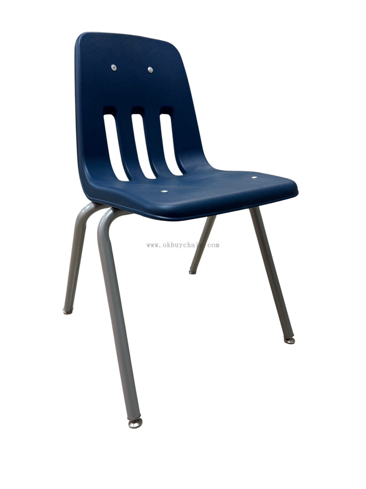 OK-519 Stackable School Student Plastic Chair with Steel Tube Legs Classroom Educational Furniture Chair