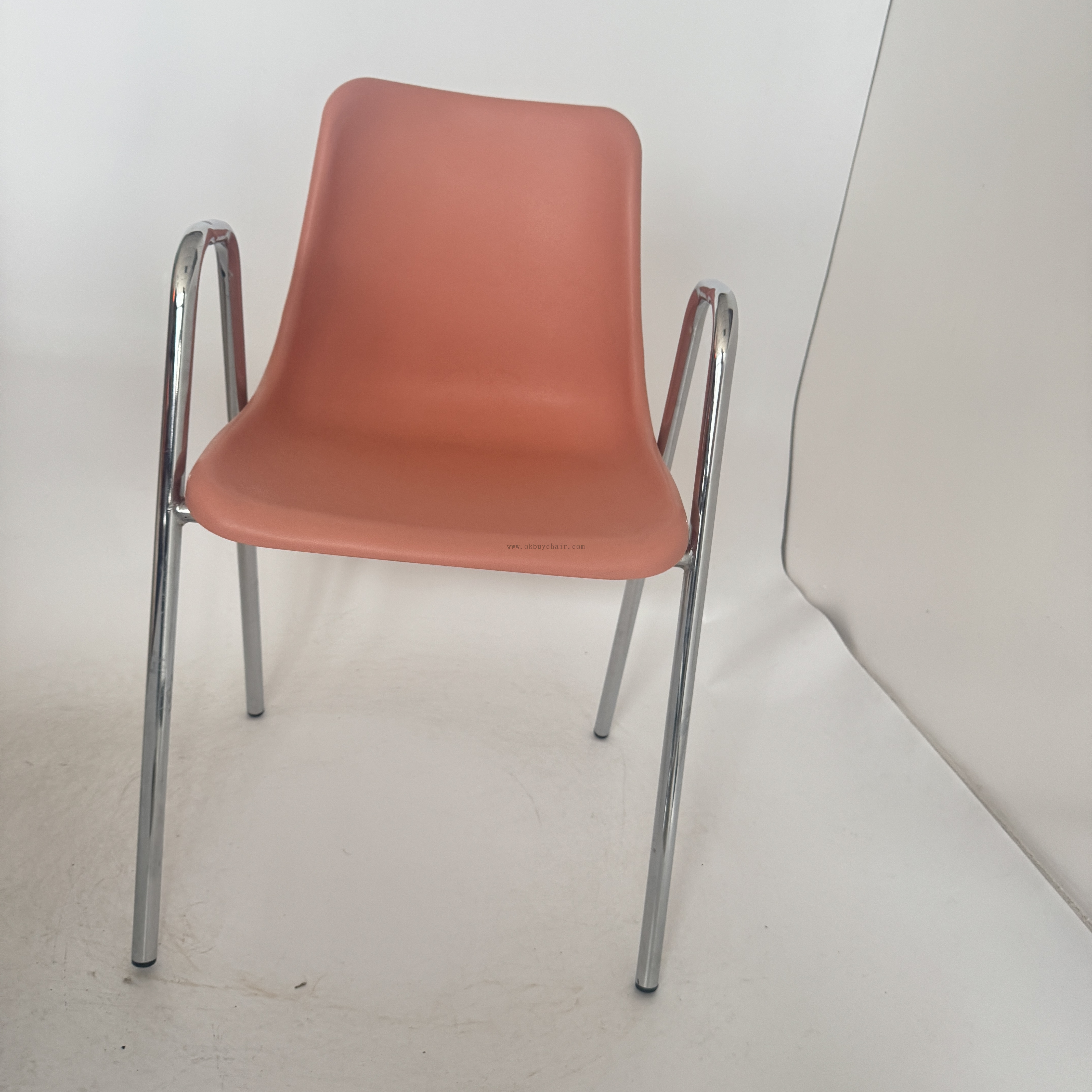 Stackable PP Plastic Conference Arm Chair