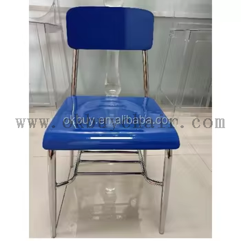 OK-2069 Stackable Plywood Seat and Back Conference Training Chair with Metal Frame