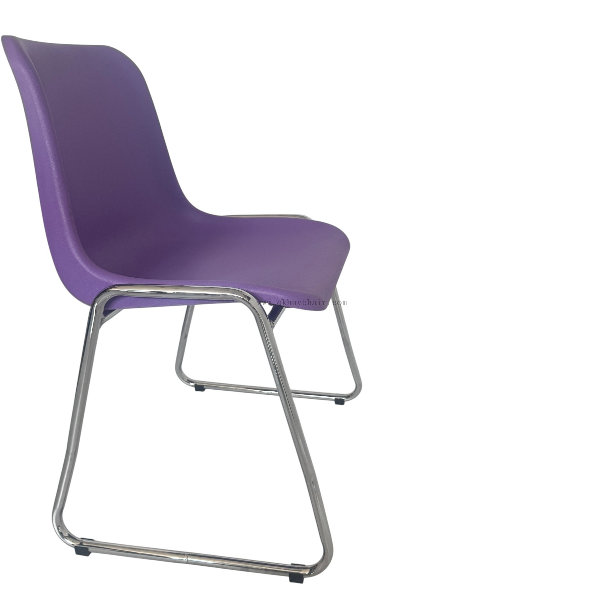 Stackable Plastic Chair with Sled Base