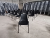 Stackable Plastic Chair with Metal Legs for School, Training And Event