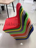Colorful Commercial Seating Molded Plastic Chair Shell Seat for School, Training And Event Use