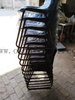 Modern Wholesale Ergonomic Sled Base Plastic Metal Chair Stackable Office Conference Training Room Visitor Chair with Chrome Legs