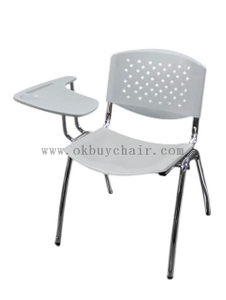 OK-509MX Stackable PP Training Chair with Small Writing Tablet