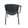 OK-510MX Horseshoe Base Plastic Conference Chair with Writing Tablet for Conference Halls