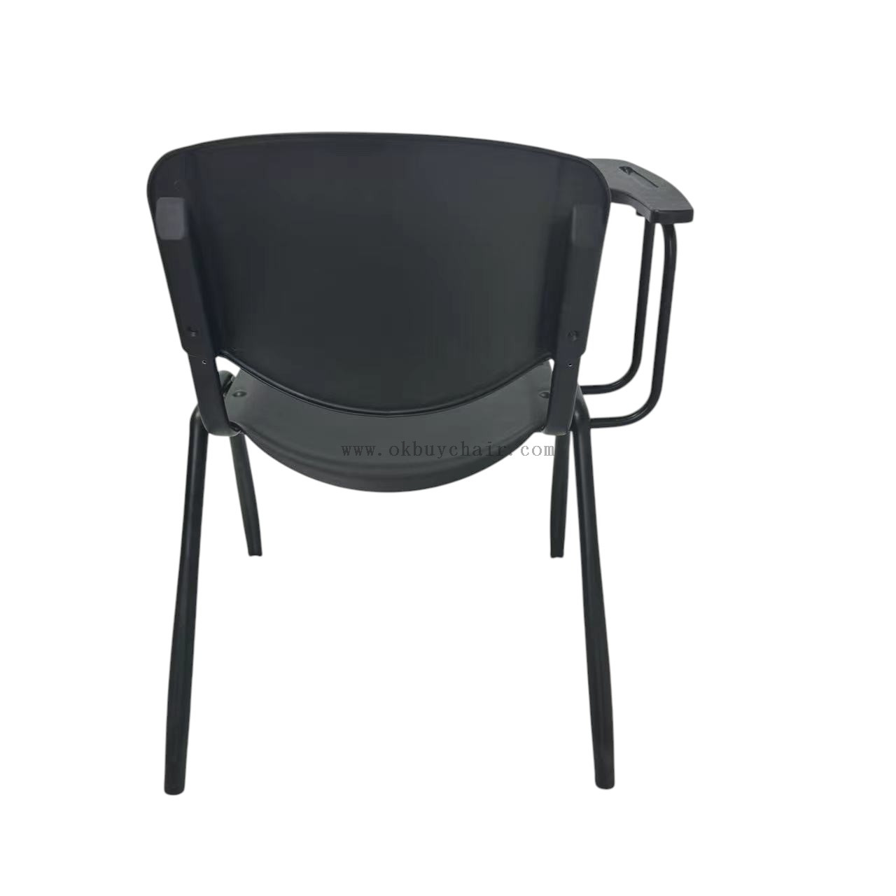 OK-510MX Horseshoe Base Plastic Conference Chair with Writing Tablet for Conference Halls