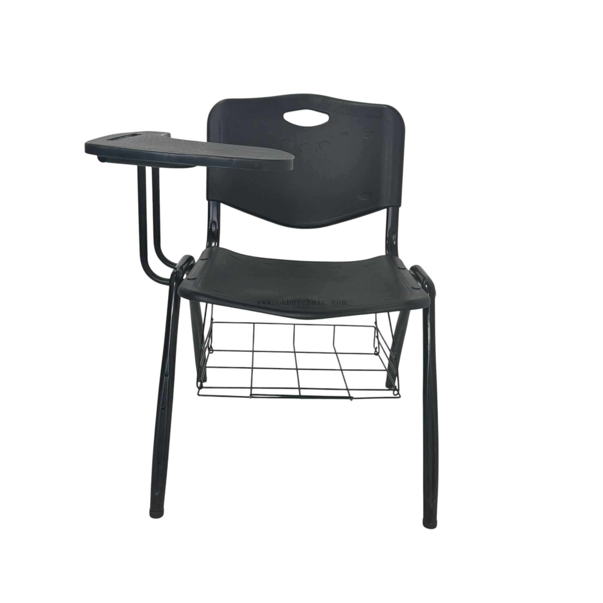OK-508MXG Stackable PP Training Chair with Tablet and Book Rack