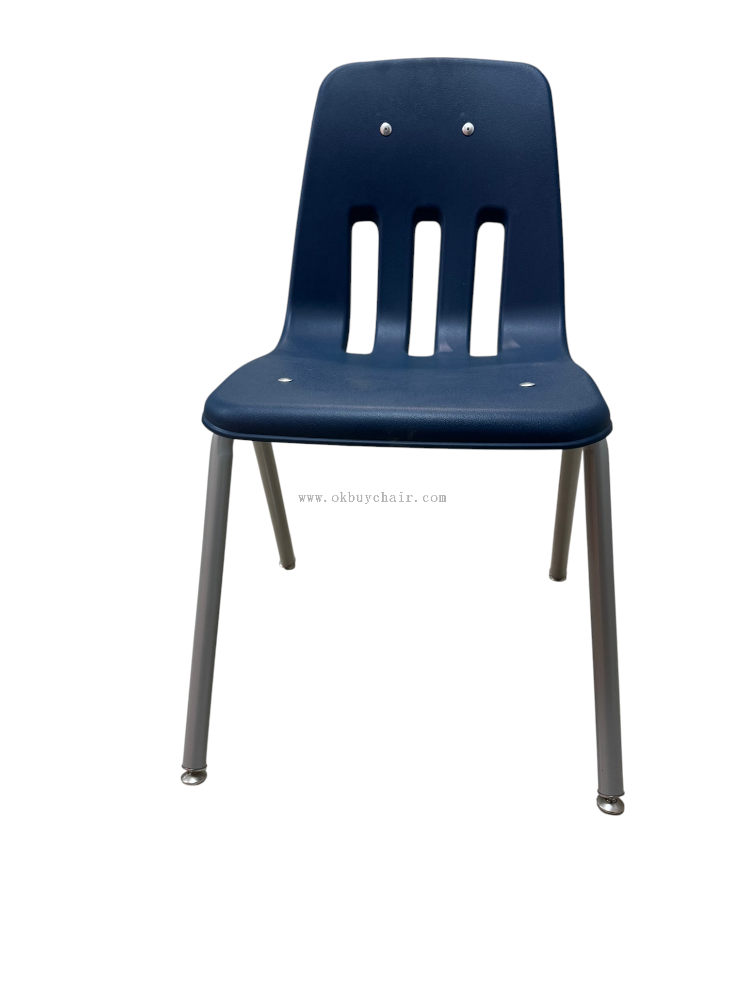 OK-519 Stackable School Student Plastic Chair with Steel Tube Legs Classroom Educational Furniture Chair