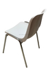OK-505NC chair shinny shell with chrome leg school chair