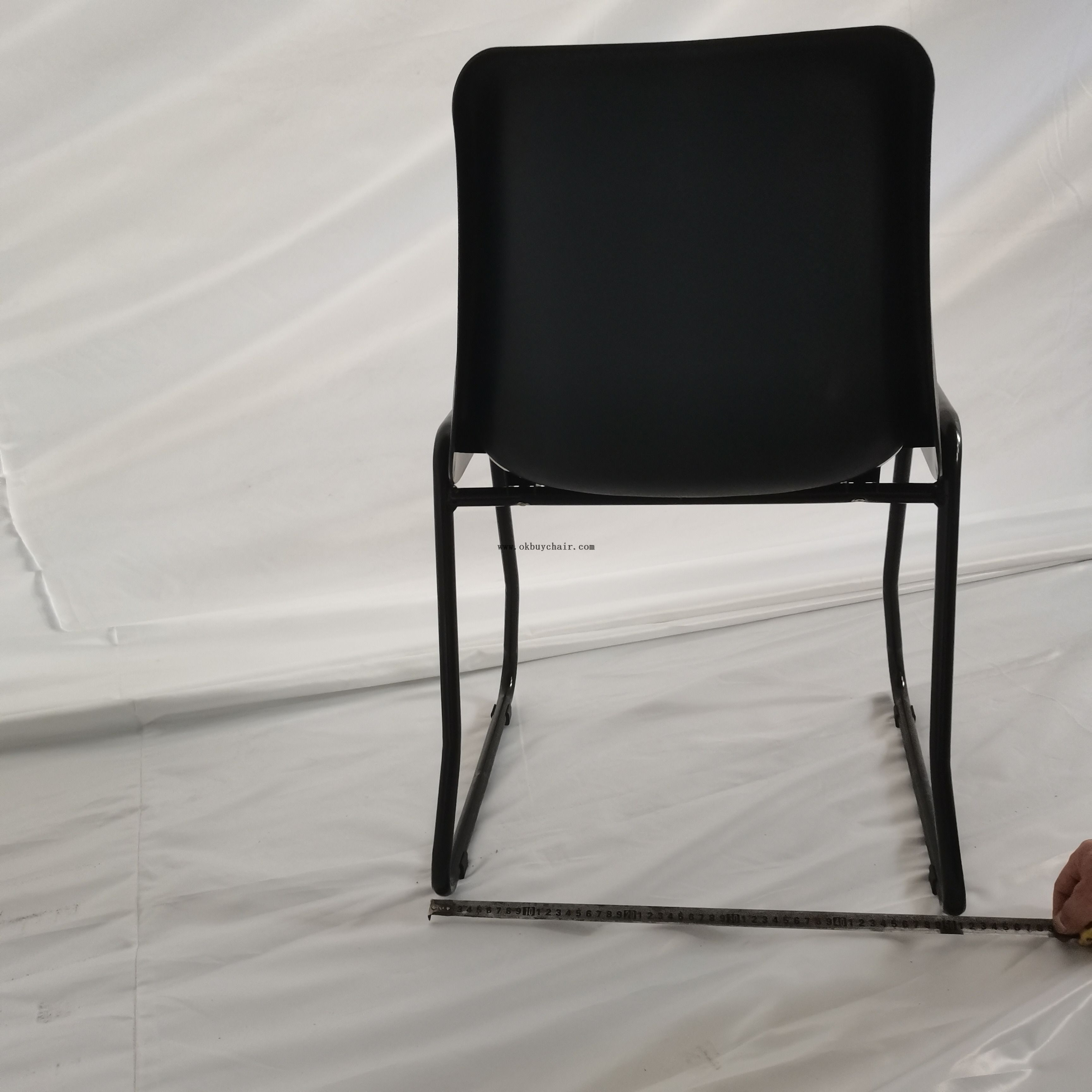 OK-505 black sled base chair
