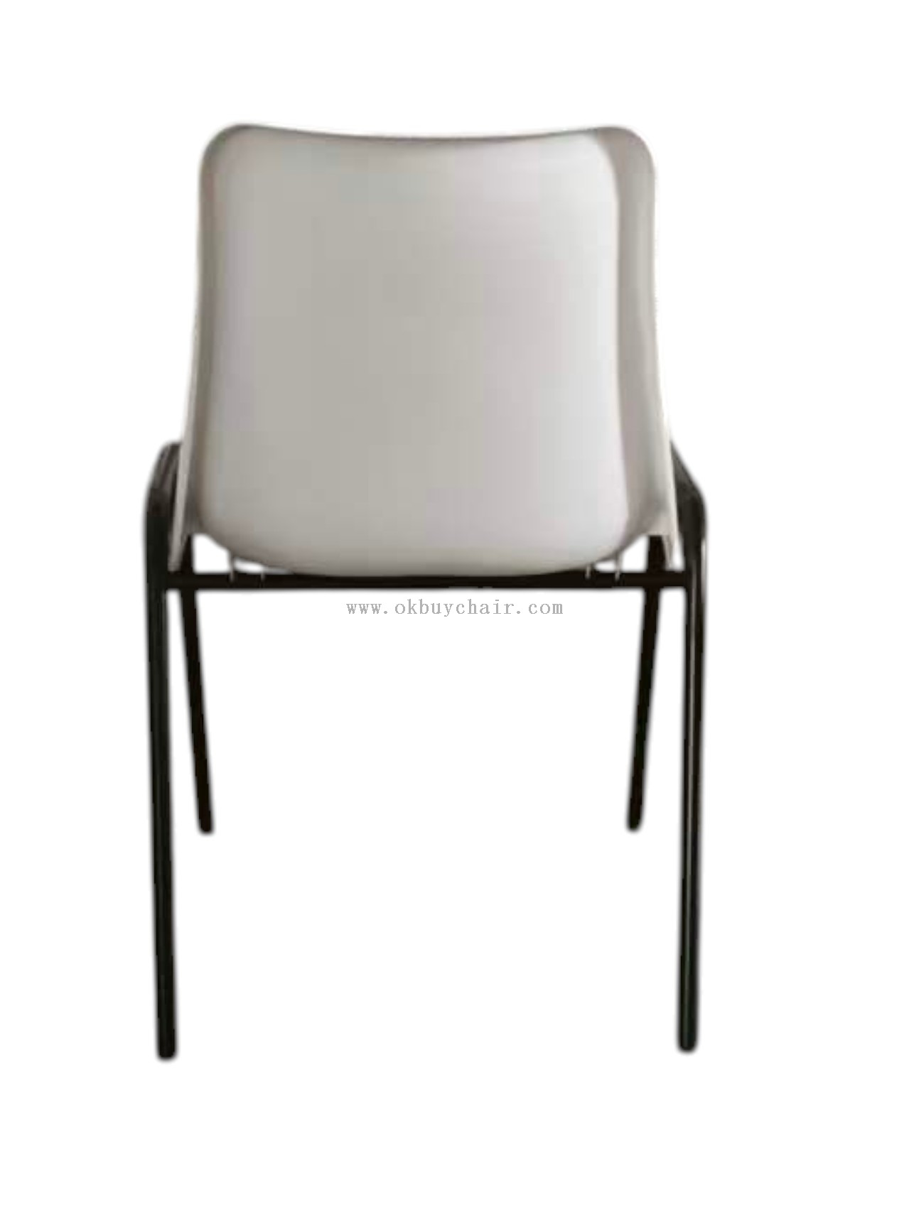 OK-505 chair shinny shell with black leg school chair
