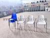 Linkable Plastic Chair with Metal Legs for Event Hall Rental Party