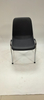 Stackable Plastic Chair with Powder Coated Steel Legs Restaurant Training Conference Commercial Chair