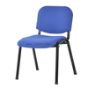 black leg black fabric conference chair