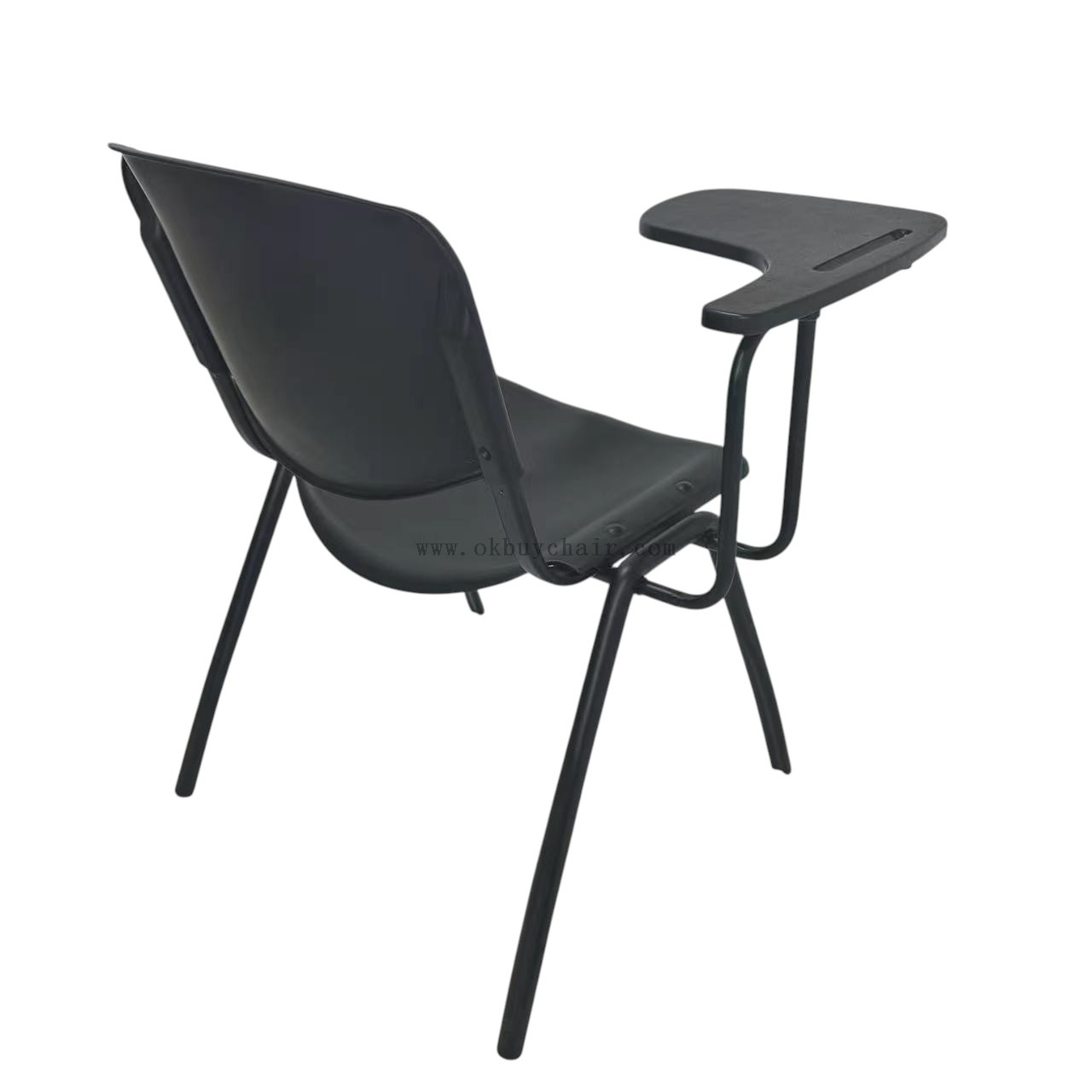 OK-510MX Horseshoe Base Plastic Conference Chair with Writing Tablet for Conference Halls