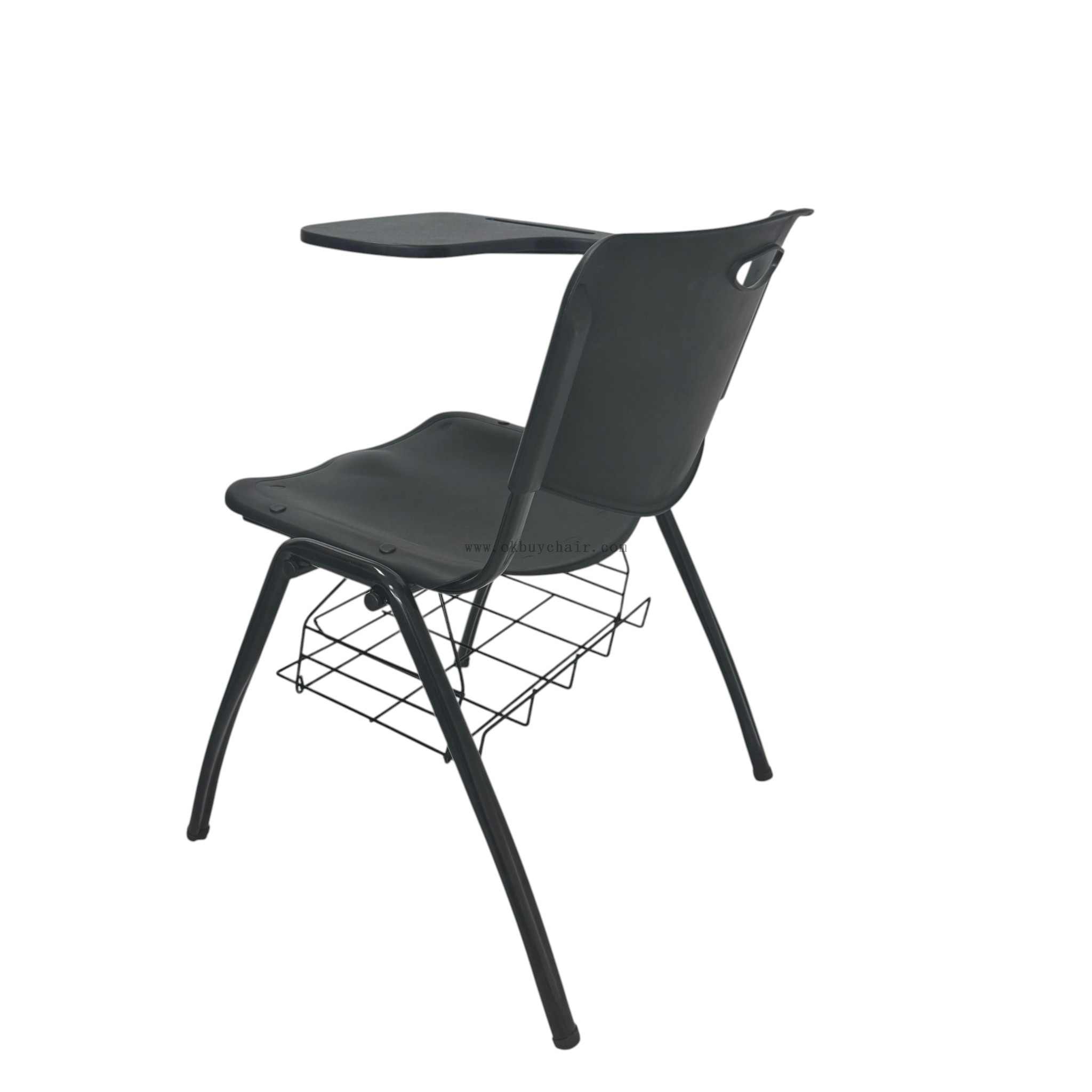 OK-508MXG Stackable PP Training Chair with Tablet and Book Rack