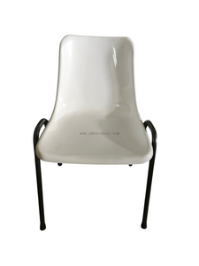OK-505 chair shinny shell with black leg school chair