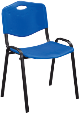 OK-508 Stackable PP School Chair with Rectangular Steel Frame