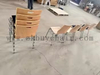 OK-2065 Stackable Plywood Conference Chair with Metal Frame
