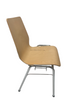 OK-2062 Stackable Plywood Conference Chair with Chrome Frame and Linking Hooks