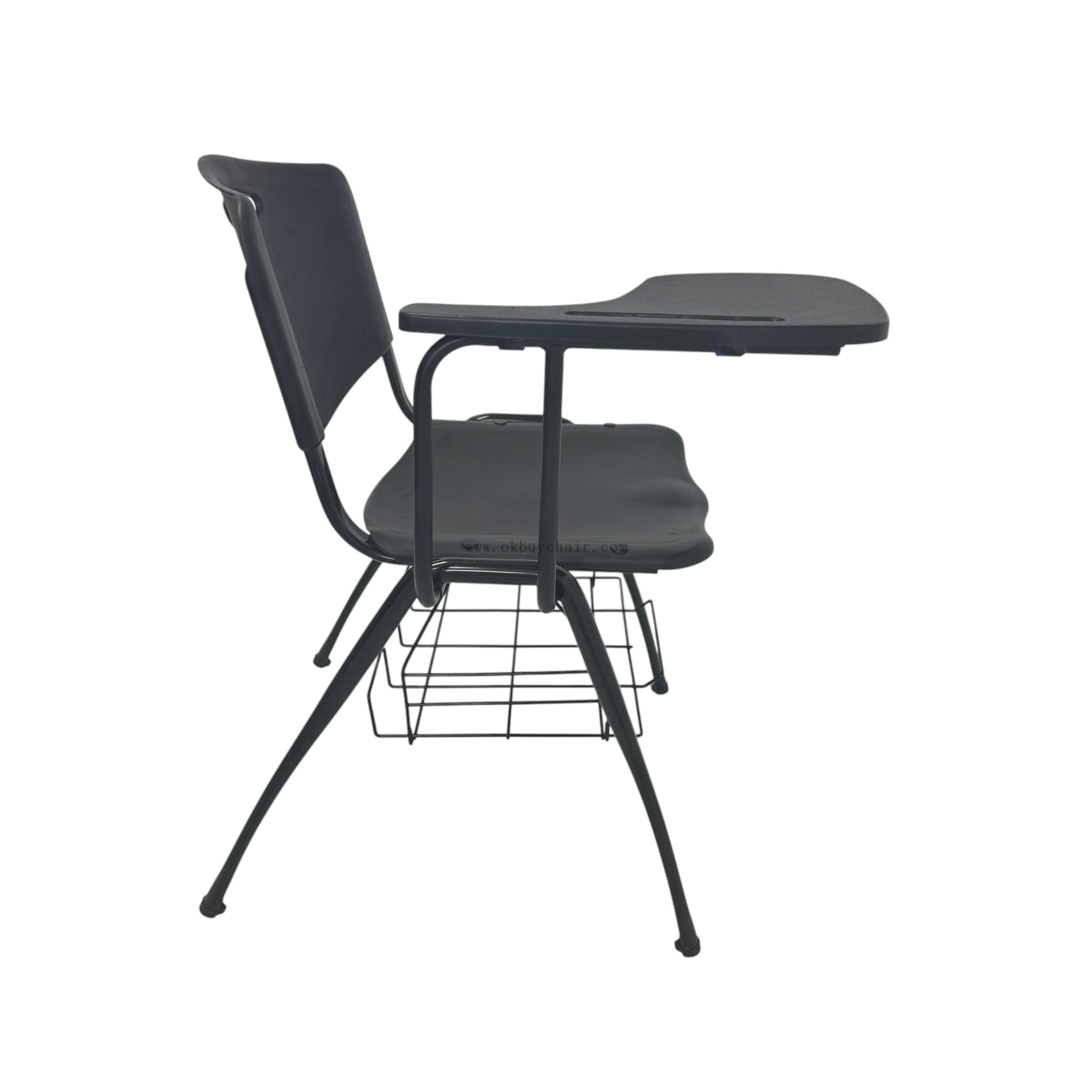 OK-508MXG Stackable PP Training Chair with Tablet and Book Rack