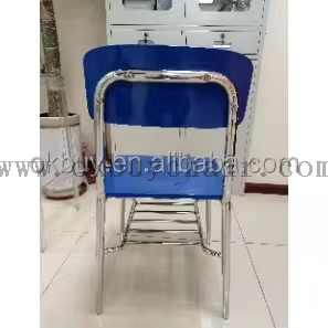 OK-2069 Stackable Plywood Seat and Back Conference Training Chair with Metal Frame