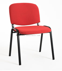 black leg black fabric conference chair