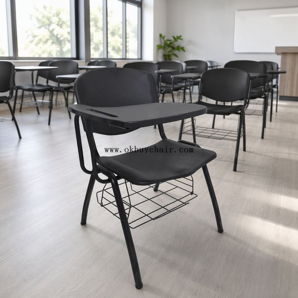 OK-510MXG Conference Chair with small tablet and bookrack