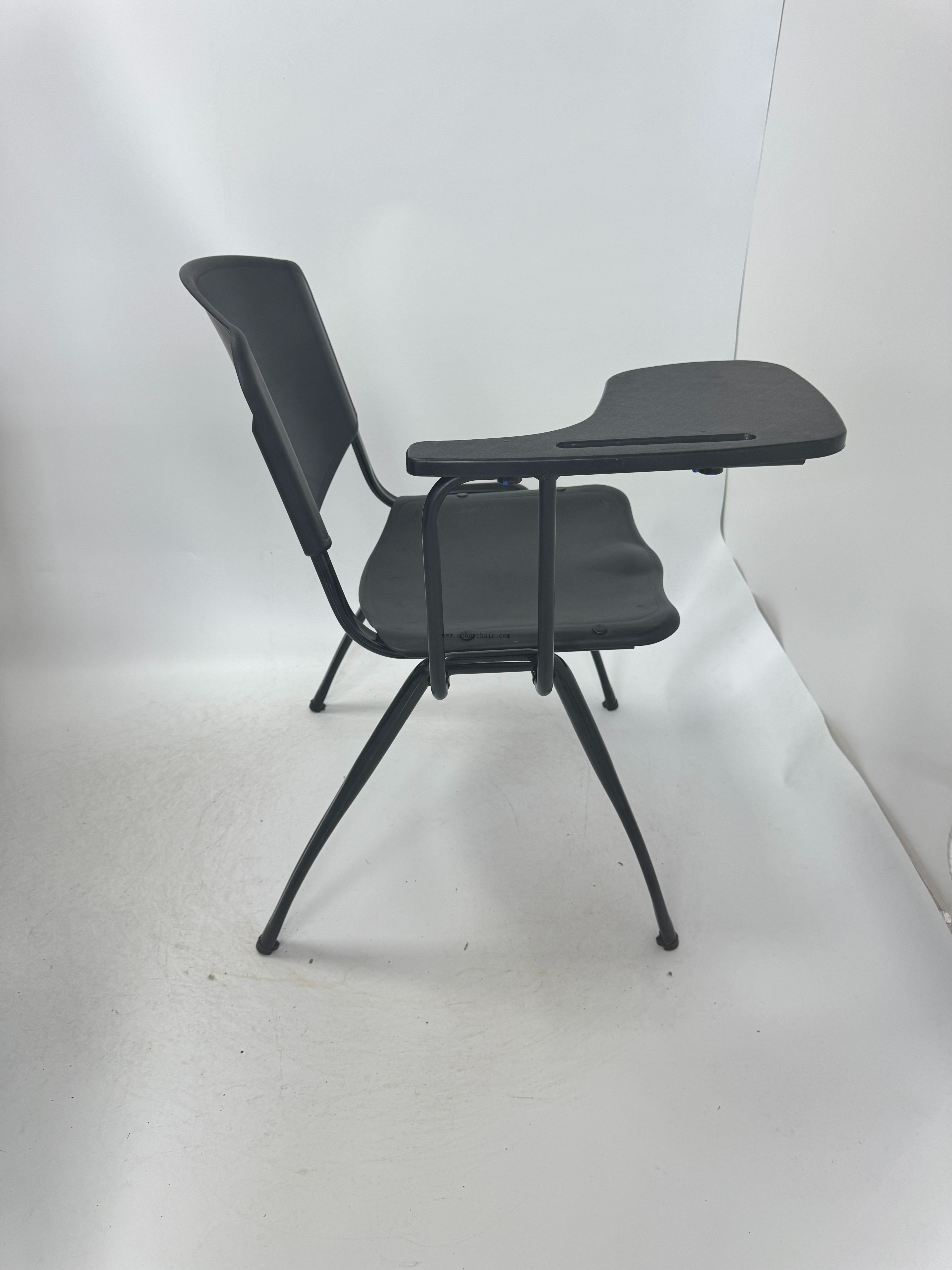 OK-510MX Horseshoe Base Plastic Conference Chair with Writing Tablet for Conference Halls